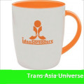 Popular Logo printing white mugs with logo